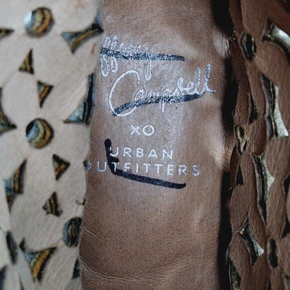 Jeffrey Campbell X UO Lita Boots Daisy Floral Cut Out 6.5 Platform Festival Boho - Picture 3 of 13